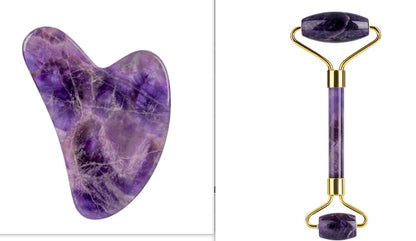 Amethyst Gua Sha Set